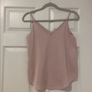 Pink silk cami NWT